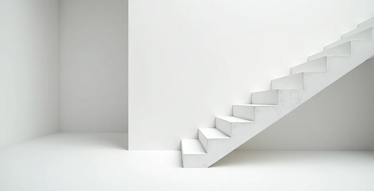 Structure hiérarchique d'un livret de formation avec niveaux visuels distincts